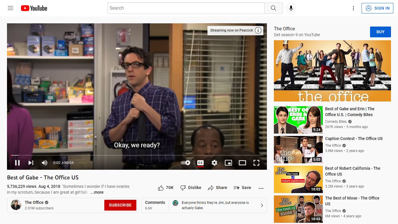 Best of Gabe - The Office US - YouTube
