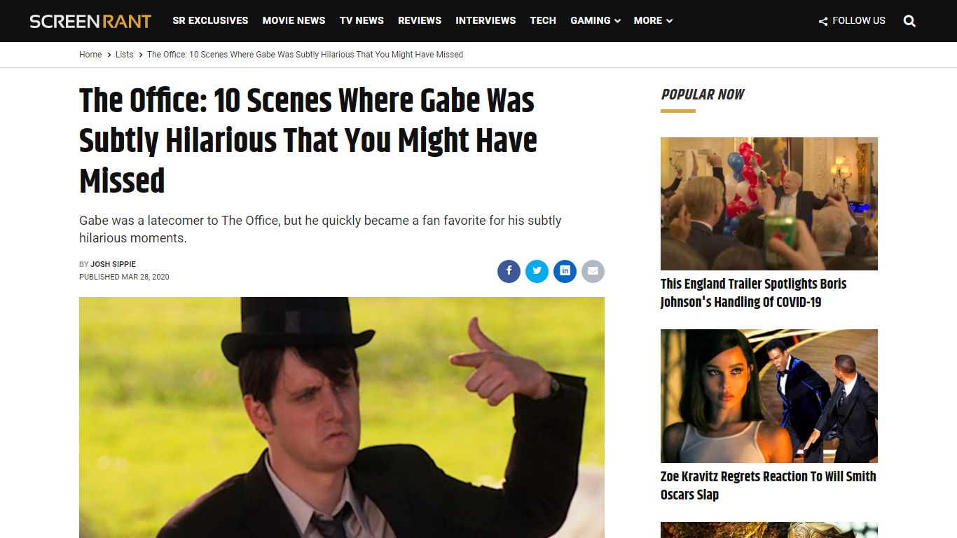 The Office: 10 Scenes Where Gabe Was Subtly Hilarious That ... - ScreenRant