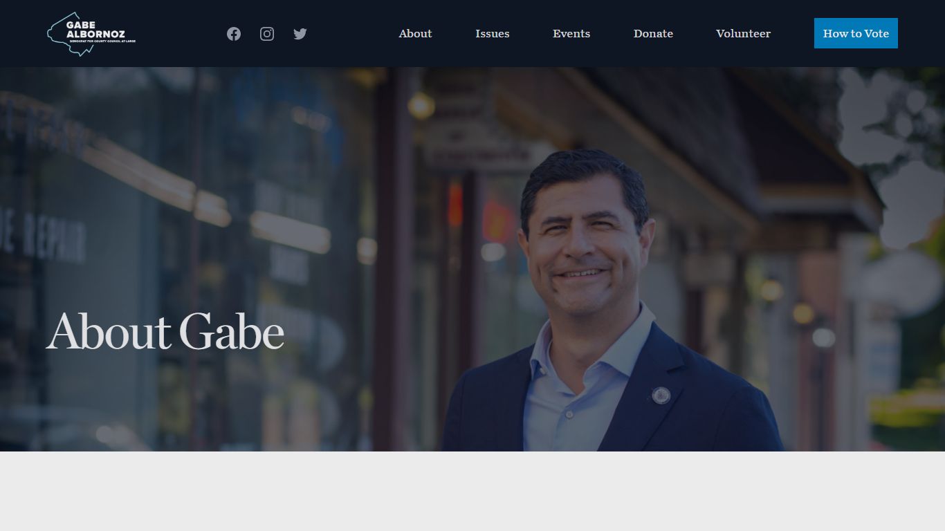 About Gabe - The Office of Gabe Albornoz